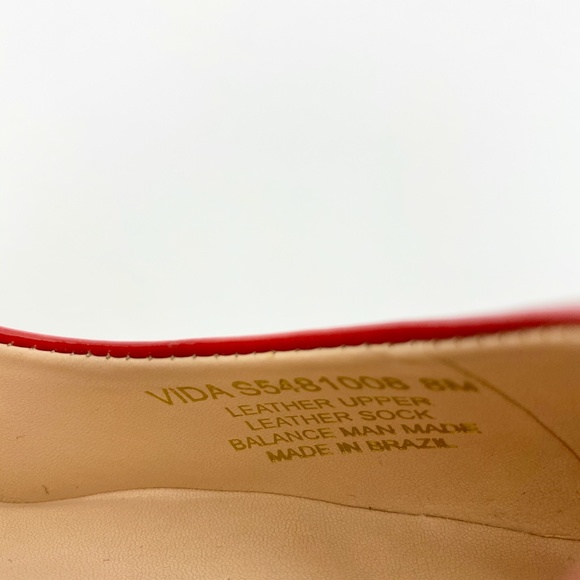 NEW Kate Spade VIDA Red Patent Leather Heels - Picture 7 of 10